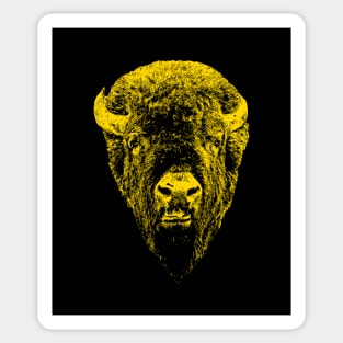 Bison head Sticker